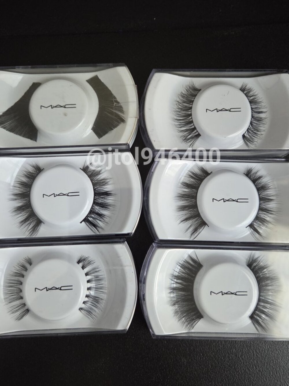 Mac Cosmetics False Eyelashes 6 Pairs Set